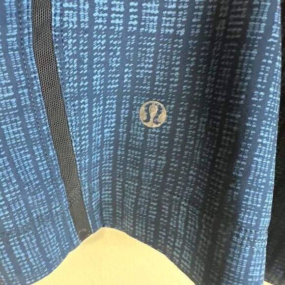 Lululemon Blue Patterned Pace Breaker Shorts‎ Men’s S 7.5” Read - Picture 2 of 11